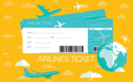 airlines-ticket-vector-background